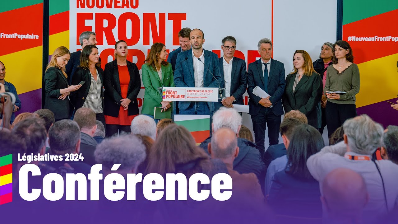Conférence de presse du Nouveau Front Populaire