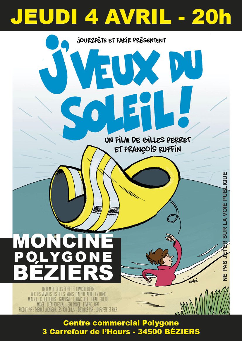affiche béziers j'veux du soleil