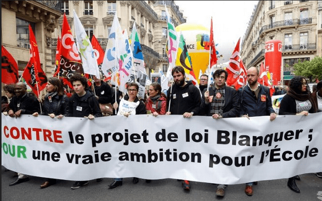 manif loi Blanquer