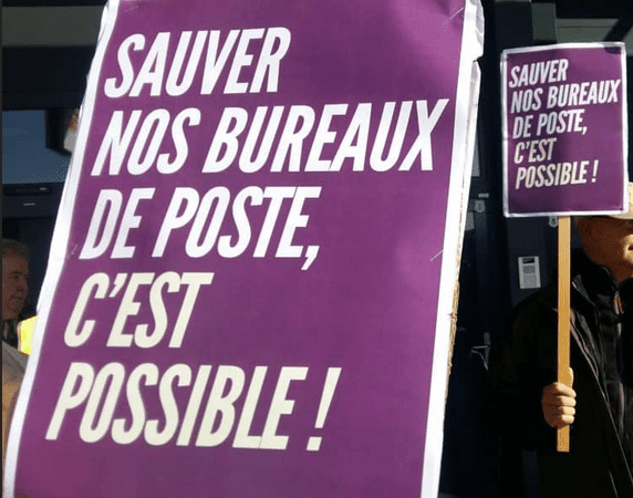 fermeture bureau de poste
