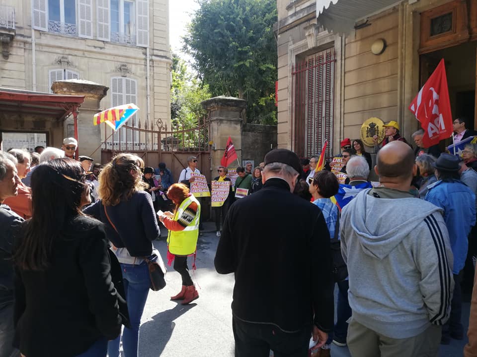 rassemblemernt soutien Catalans 2. 15 10 19
