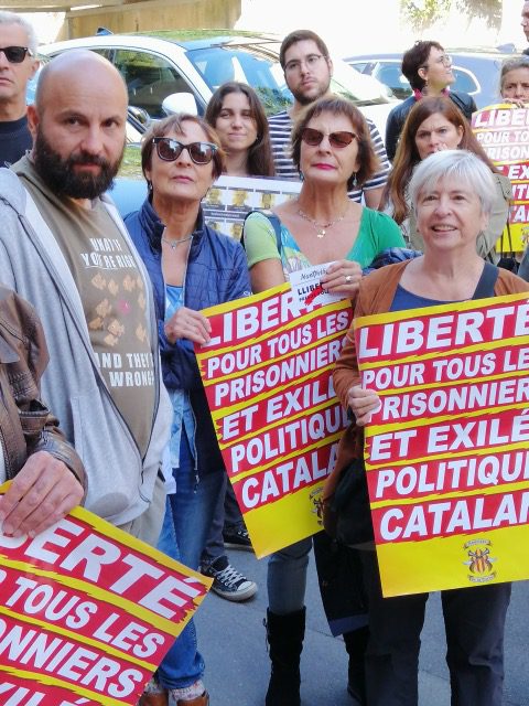 manif solidarité Catalans