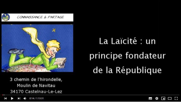 vidéo laicité