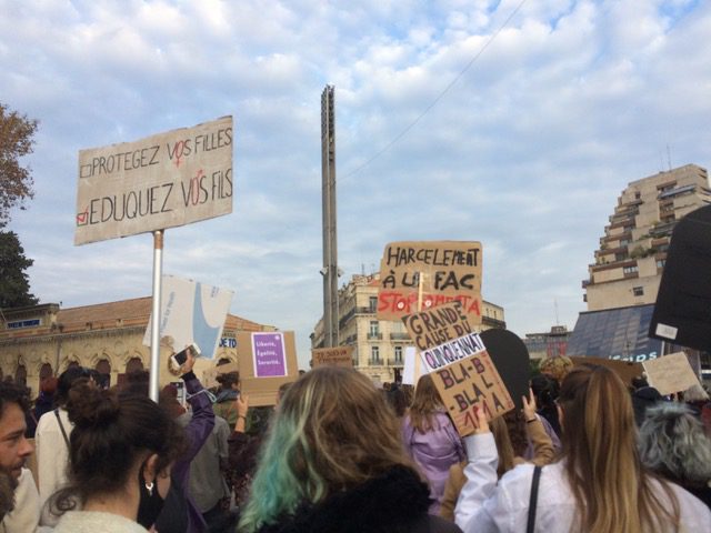 Manifestation contre les violences faites aux femmes