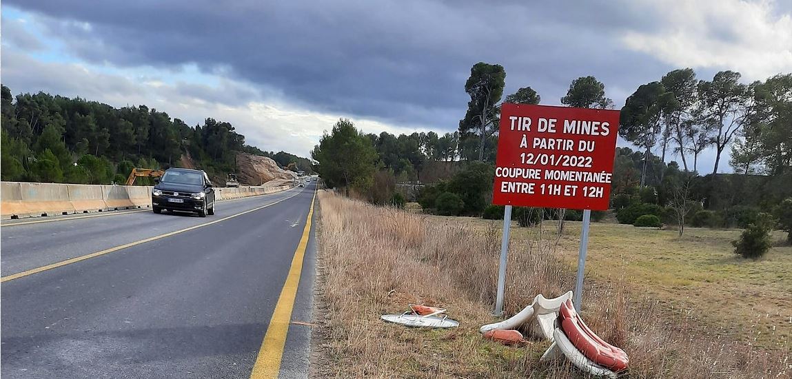 tirs de mines