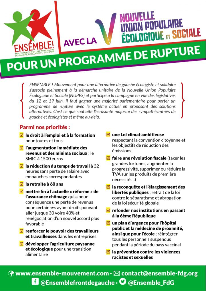 Programme NUPES
