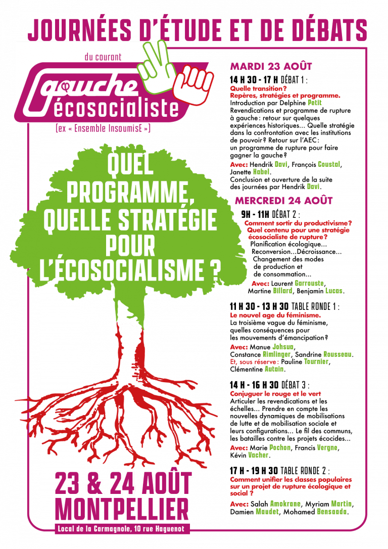 Pour l’éco socialisme, quel programme, quelle stratégie ?
