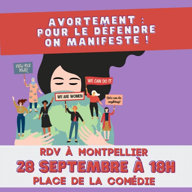 AVORTEMENT, pour le défendre, on manifeste