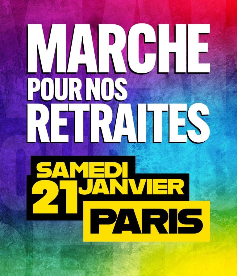 Marche pour nos retraites