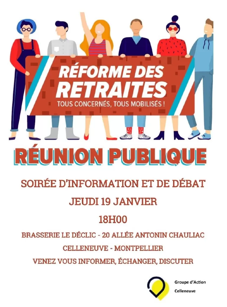 RETRAITES : S&rsquo; INFORMER, DÉBATTRE, SE MOBILISER !