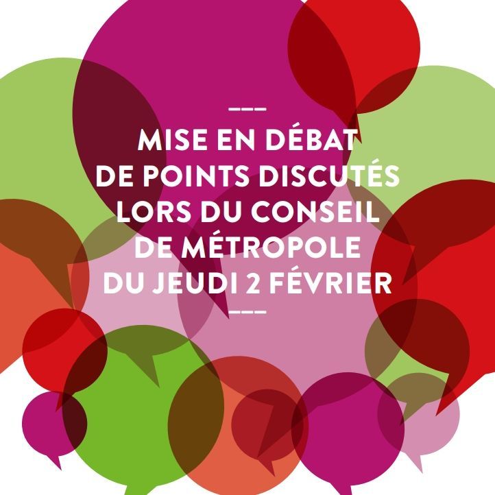 Mise en débat de points discutés au conseil de métropole de Montpellier le 2 février 2023