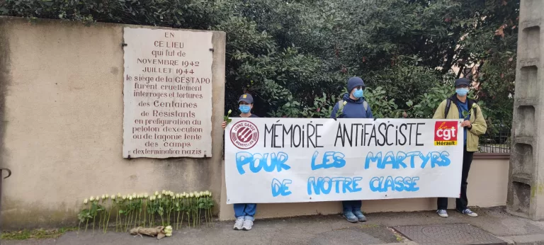 Hommage aux résistantes et résistants contre le fascisme