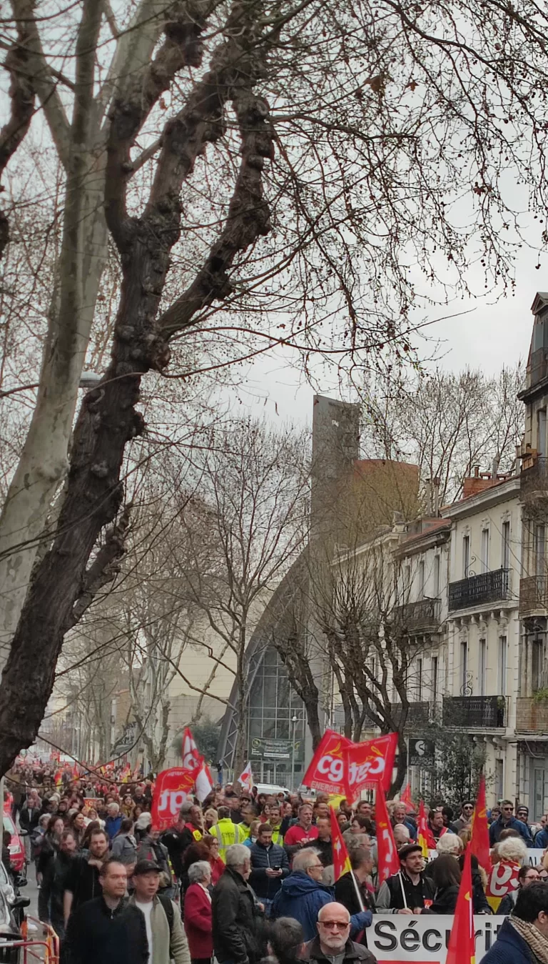Rassemblements au moment de la décision du Conseil Constitutionnel sur la « réforme » des retraites