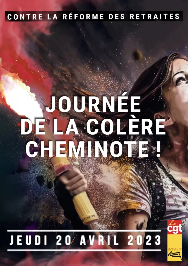 Jour de la colère cheminote contre la « réforme » Macron des retraites