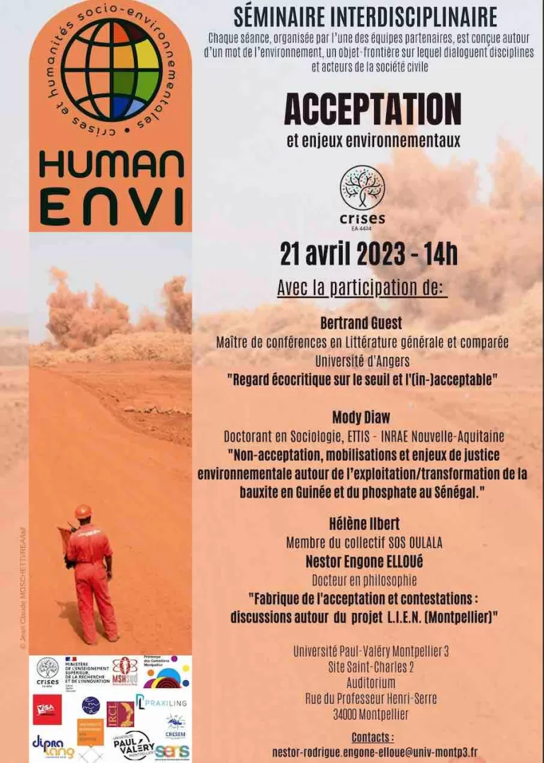 Séminaire Acceptation et enjeux environnementaux