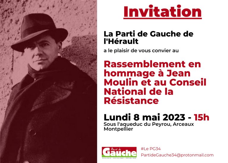 Rassemblement en hommage à Jean Moulin et au Conseil National de la Résistance