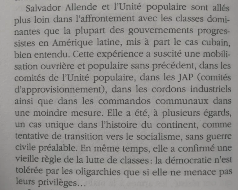 Il y a 50 ans, l’Unité populaire au Chili