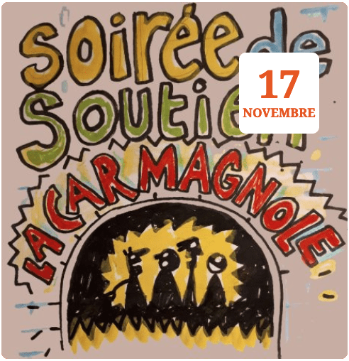 Grande soirée de soutien à la Carmagnole