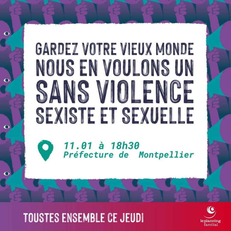 Rassemblement : gardez votre vieux monde, nous en voulons un sans violence sexiste et sexuelle