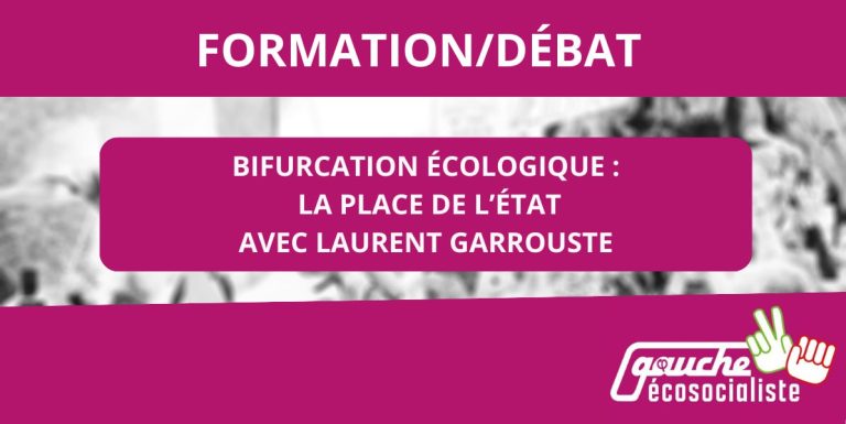 Débat autour de l&rsquo;écosocialisme / Bifurcation écologique : la question de l&rsquo;état