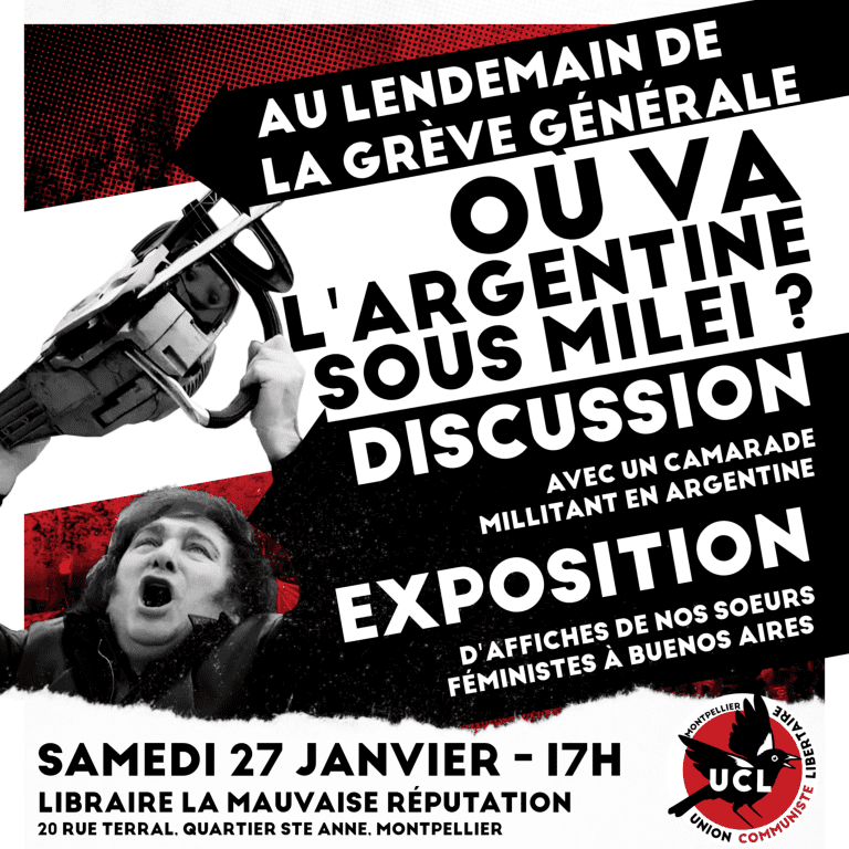 Discussion/Exposition : « Où va l&rsquo;argentine sous Milei ? »