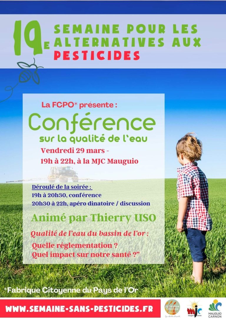 Conférence sur la qualité de l&rsquo;eau