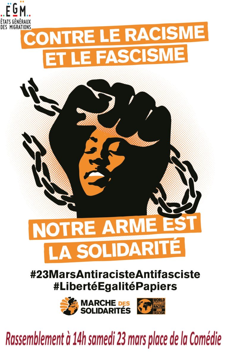 Rassemblement à l&rsquo;occasion de la journée internationale contre le racisme et le fascisme