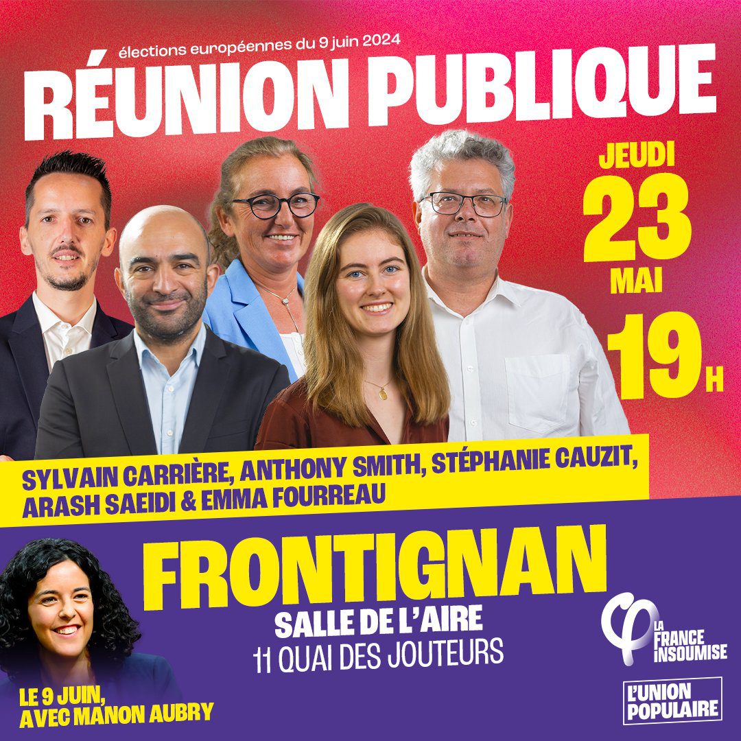 Réunion publique Européennes 2024