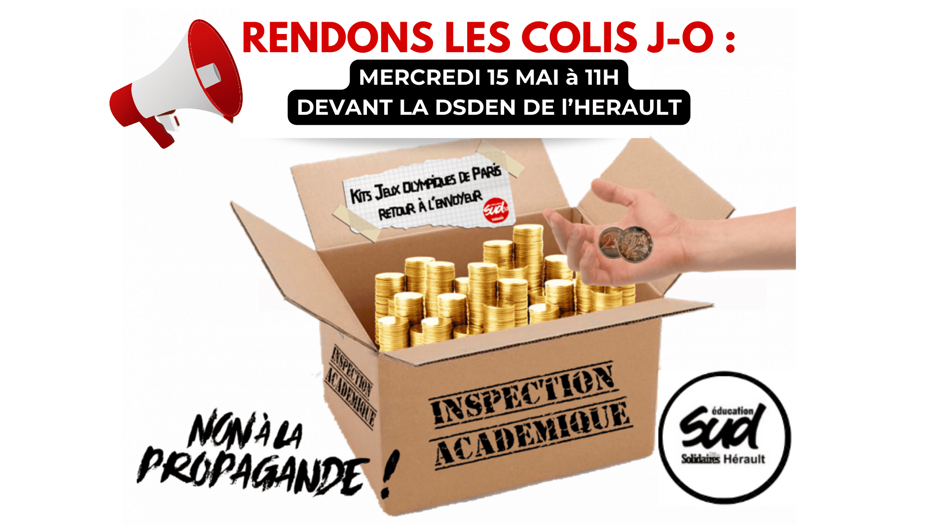 Refusons de distribuer les kits JO dans nos écoles ! – Appel intersyndical SNUIPP-FSU 34 – SNUDI-FO 34 – SUD éducation 34