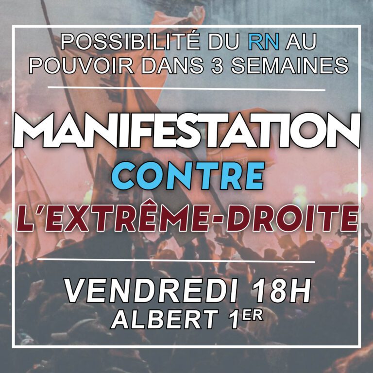 Montpellier : manifestation contre l&rsquo;extrême-droite