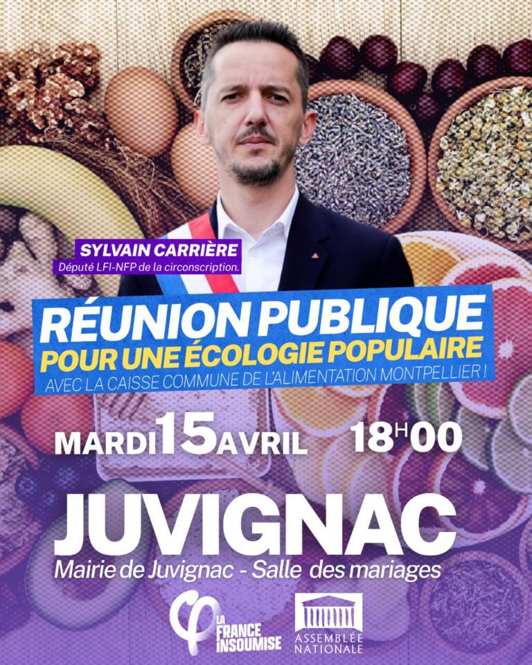 Réunion publique pour une écologie populaire