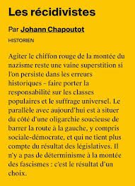 Chapou­tot : « Les réci­di­vistes » extraits