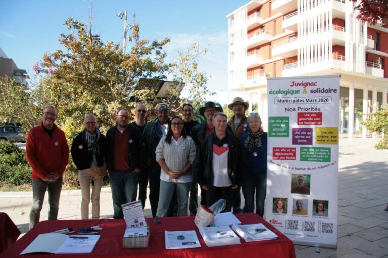 A Juvignac, le Nouveau Front Populaire lance sa liste pour les municipales 2026 !