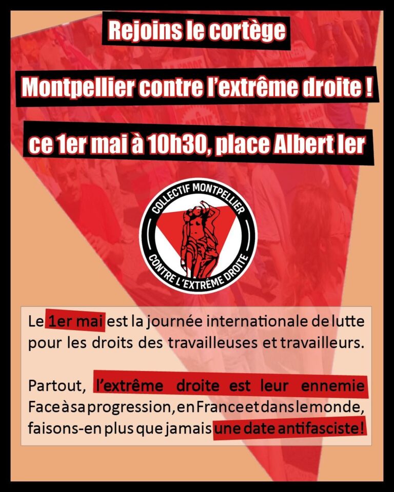 1er mai : journée internationale de lutte des travailleuses et des travailleurs